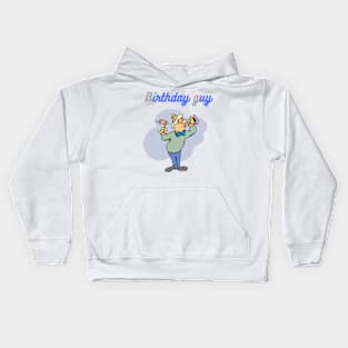 birthday guy Kids Hoodie